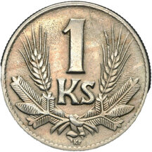 1 Koruna Slovensko 1942