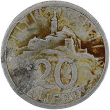 20 Haléřů Slovensko 1943