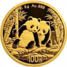 100 Yuan Čína 2025 - Panda
