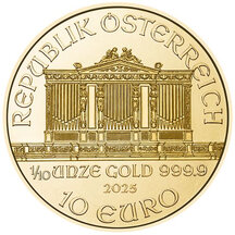 10 EURO Rakousko 2025 - Wiener Philharmoniker