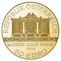50 EURO Rakousko 2025 - Wiener Philharmoniker