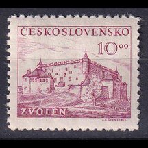 Známka Československo 1949 - Zvolen