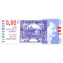 Známka Slovensko 2018 - A. Mucha – Hradčany