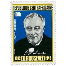 Známka Středoafrická republika 1970 - F. D. Roosevelt