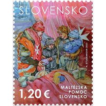 Známka Slovensko 2023 - Maltézská pomoc