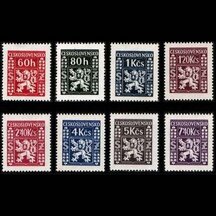 Série známek Československo 1947 - Služební