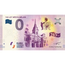 0 Euro Suvenýr Česko 2019 - 745 let města Mělník
