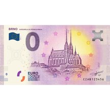 0 Euro Suvenýr Česko 2019 - Brno