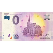 0 Euro Suvenýr Česko 2019 - Plzeň