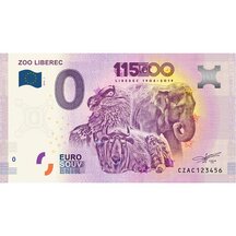 0 Euro Suvenýr Česko 2019 - ZOO Liberec