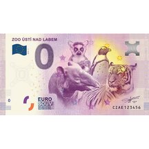 0 Euro Suvenýr Česko 2019 - ZOO Ústí nad Labem