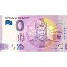 0 Euro Suvenýr Česko 2021 - Karel IV. Lucemburský