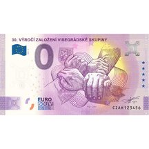 0 Euro Suvenýr Česko 2021 - V4