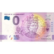 0 Euro Suvenýr Česko 2021 - Václav IV. Lucemburský
