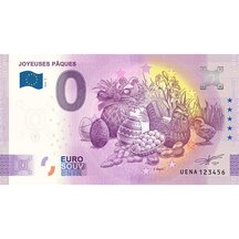 0 Euro Suvenýr Francie 2022 - Joyeuses Pâques