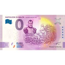 0 Euro Suvenýr Malta 2023 - Napoleon na Maltě
