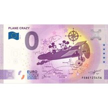 0 Euro Suvenýr Malta 2024 - Plane Crazy