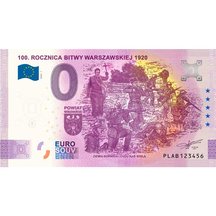 0 Euro Suvenýr Polsko 2020 - 100. výročí Bitvy o Varšavu 1920