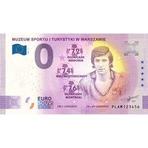 0 Euro Suvenýr Polsko 2021 - Muzeum sportu a turistiky ve Varšavě 5