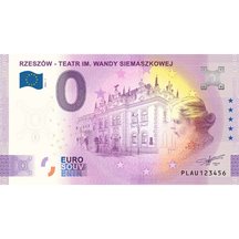 0 Euro Suvenýr Polsko 2021 - Rzeszów - Teatr im. Wandy Siemaszkowej