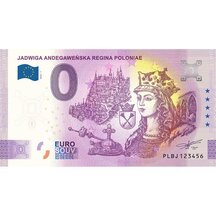 0 Euro Suvenýr Polsko 2022 - Jadwiga Andegaweńska Regina