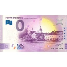 0 Euro Suvenýr Polsko 2022 - Powiat Raciborski