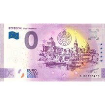 0 Euro Suvenýr Polsko 2022 - Szczecin Waly Chrobrego
