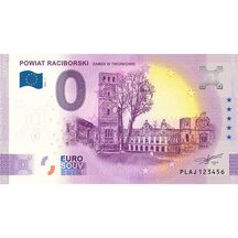 0 Euro Suvenýr Polsko 2023 - Powiat Raciborski - Zámek