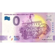 0 Euro Suvenýr Polsko 2024 - Solný důl Wieliczka