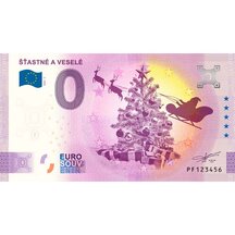 0 Euro Suvenýr Slovensko 2020 - Šťastné a Veselé