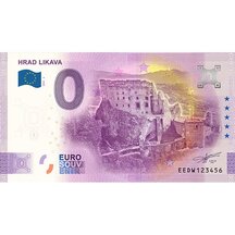 0 Euro Suvenýr Slovensko 2022 - Hrad Likava (dotisk)
