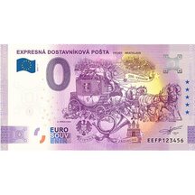 0 Euro Suvenýr Slovensko 2023 - Expresní dostavníková pošta