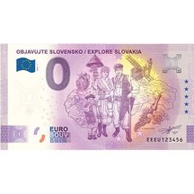 0 Euro Suvenýr Slovensko 2023 - Objevujte Slovensko 1 (dotisk)