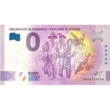 0 Euro Suvenýr Slovensko 2023 - Objevujte Slovensko 2