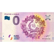 0 Euro Suvenýr Slovensko 2019 - Šťastné a Veselé