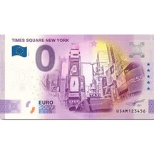 0 Euro Suvenýr USA 2022 - Times Square New York