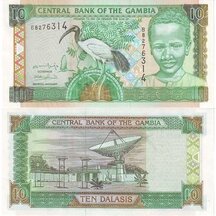 10 Dalasis 2001 Gambie