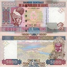 5000 Franků 2012 Guinea