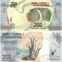 200 Ariary 2017 Madagaskar