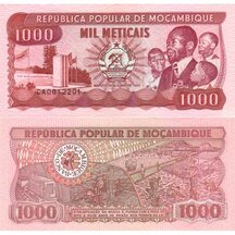 1000 Meticais 1989 Mosambik