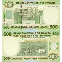 500 Franků 2004 Rwanda