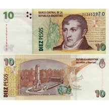 10 Pesos 2015 Argentina