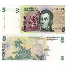 5 Pesos 2013 Argentina