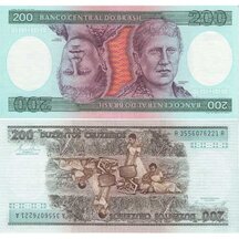 200 Cruzeiros 1984 Brazílie