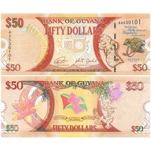 50 dolarů 2016 Guyana