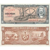 10 Pesos 1960 Kuba