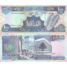 1000 Livres 1988 Libanon