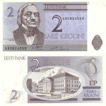 2 Koruny 1992 Estonsko