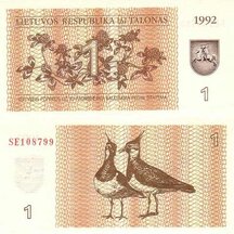 1 Talonas 1992 Litva