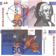 50 Tolarů 1992 Slovinsko